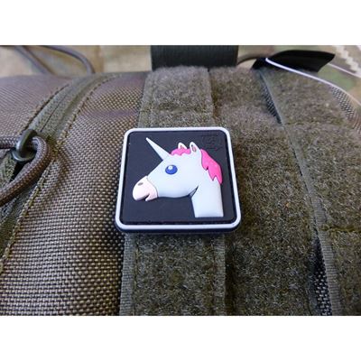 Écusson UNICORNE en plastique VELCRO