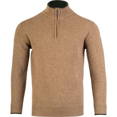 Pull ASHCOMBE avec fermeture éclair en laine d'agneau BARLEY JACK PYKE JZKNITASHBAR 2