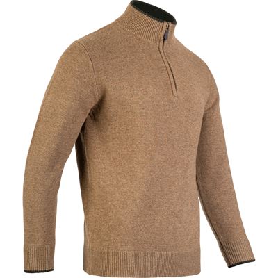 Pull ASHCOMBE avec fermeture éclair en laine d'agneau BARLEY JACK PYKE JZKNITASHBAR 3