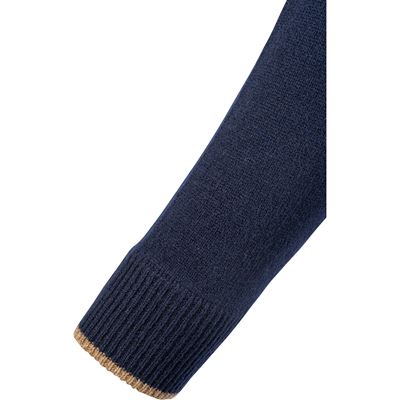Pull ASHCOMBE avec fermeture éclair en laine d'agneau NAVY BLUE JACK PYKE JZKNITASHNAV 5