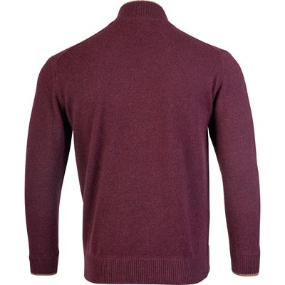 Pull ASHCOMBE avec fermeture éclair en laine d'agneau PLUM JACK PYKE JZKNITASHPL 2