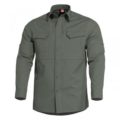 Chemise tactique PLATO CAMO GREEN