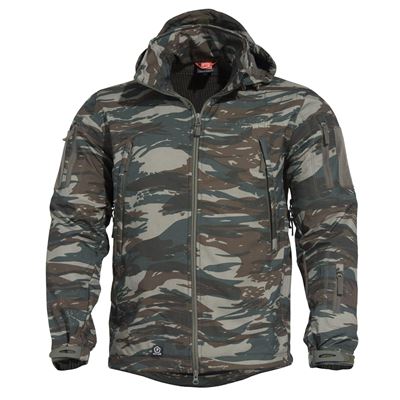 Veste ARTAXES softshell CAMOUFLAGE GREC