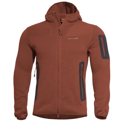 Sweat à capuche FLEECE FALCON PRO POLARTEC® MAROON RED