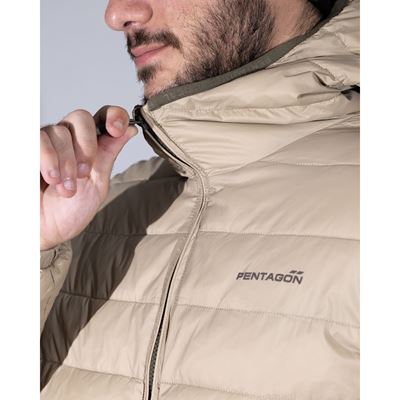 Veste à capuche AURORA 2.0 PUFFER HOODED KHAKI PENTAGON K08048-2.0-04 5