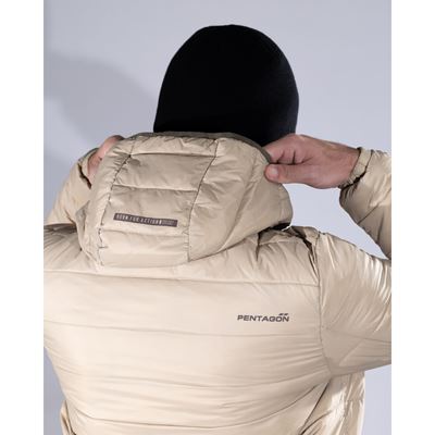 Veste à capuche AURORA 2.0 PUFFER HOODED KHAKI PENTAGON K08048-2.0-04 4