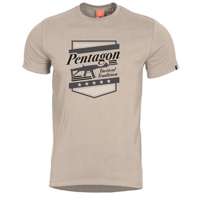 T-shirt A.C.R. PENTAGON tactical tradition KHAKI