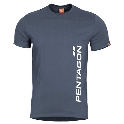 T-shirt PENTAGON VERTICAL CHARCOAL BLUE