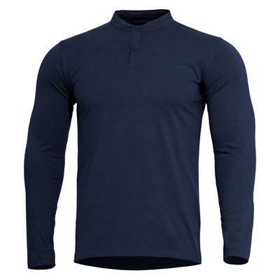 T-shirt ROMEO HENLEY 2.0 à manches longues MIDNIGHT BLUE