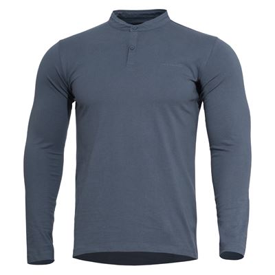T-shirt ROMEO HENLEY 2.0 manches longues CHARCOAL BLUE