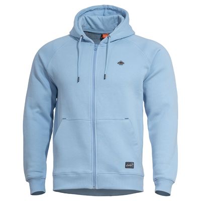 Sweat-shirt PHAETON avec fermeture éclair et capuche LAGOON BLUE