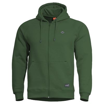 Sweat-shirt PHAETON avec fermeture éclair et capuche SPRINGBOK GREEN