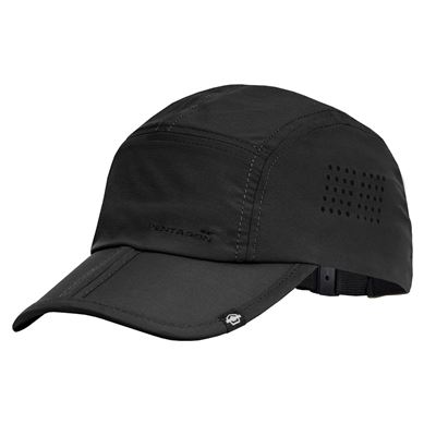 Casquette ZAKROS pliable rip-stop NOIRE
