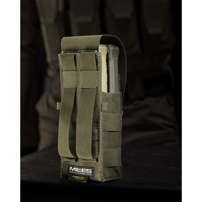 Sacoche AMINA pour deux chargeurs de type STANAG 4179 et AKM RAL 7013 PENTAGON K17110-06E 5