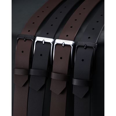 Ceinture MONTE avec boucle ARGENTÉE 35 mm NOIRE PENTAGON K17140-STL-01 3