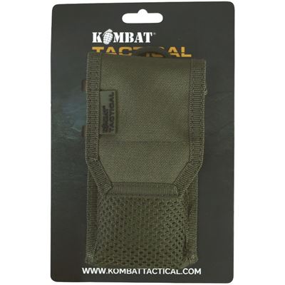 Étui MOLLE de protection pour téléphones avec cordon VERT KOMBAT KO-2090-OD 4