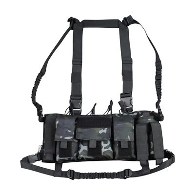Gilet tactique TROJAN CHEST RIG BTP BLACK