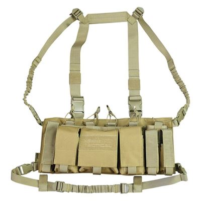Gilet tactique TROJAN CHEST RIG COYOTE