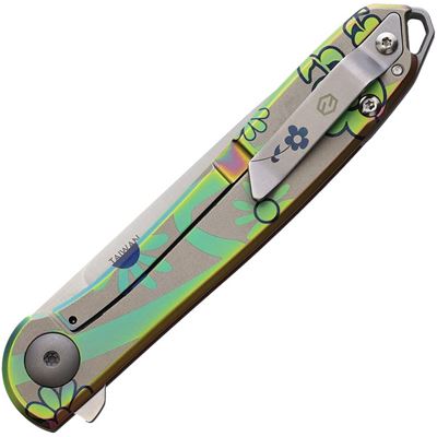 Couteau pliant TIDBIT MOTIF FLORAL  KARB108 4