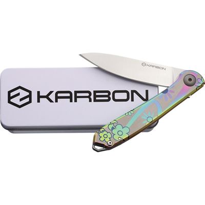 Couteau pliant TIDBIT MOTIF FLORAL  KARB108 5