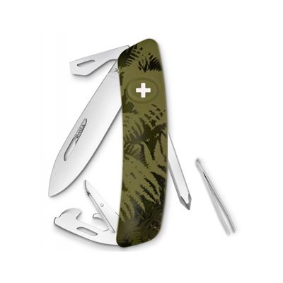 Couteau de poche SWIZA D04 FEUILLES VERTES