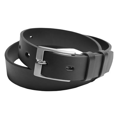 Ceinture en cuir ESP 3,5 cm NOIRE