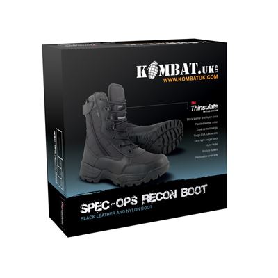 Bottes tactiques SPEC-OPS RECON NOIRES KOMBAT KO-1013-BLK 3