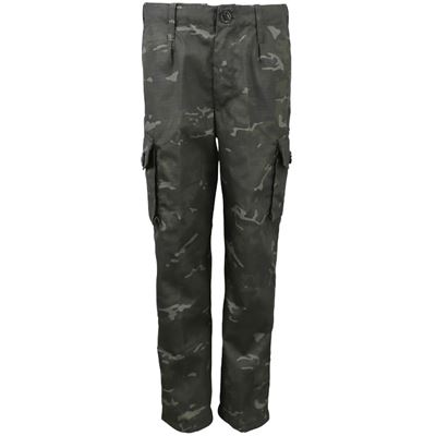 Pantalon camouflage pour enfants BTP BLACK KOMBAT KO-1016-BTP-BLK 2