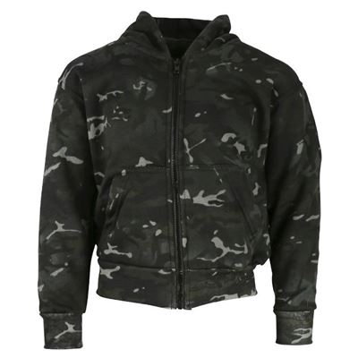 Sweat-shirt à capuche pour enfant camouflage BTP BLACK