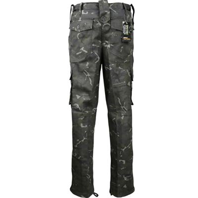 Pantalon britannique KOMBAT BTP Black camo KOMBAT KO-1440-BTP-BL 3