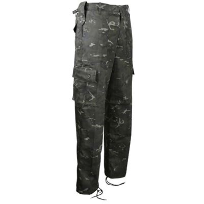Pantalon britannique KOMBAT BTP Black camo