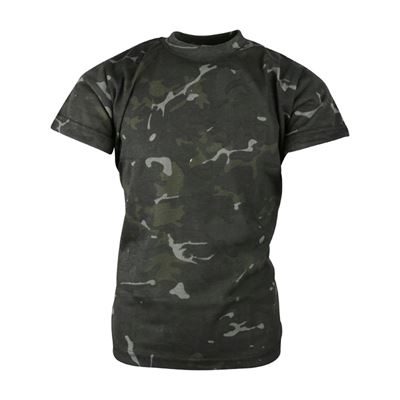 T-shirt enfant à manches courtes BTP Black KOMBAT KO-1510-BTP-BLACK 2