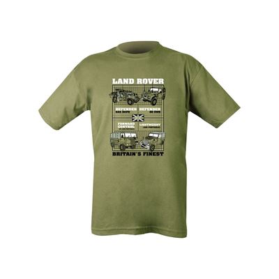 T-shirt LAND ROVER avec imprimé VERT