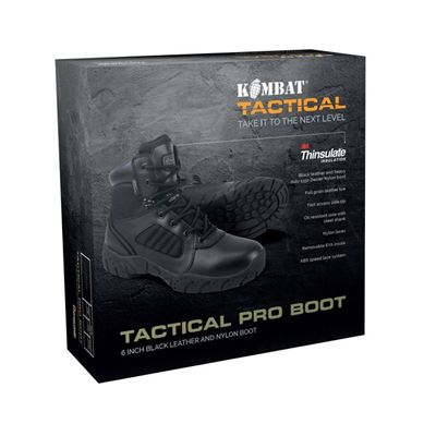 Bottes tactiques PRO 6" NOIRES KOMBAT KO-1839 4