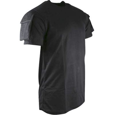 T-shirt TACTICAL VELCRO à manches courtes NOIR KOMBAT KO-1923-BLK 2