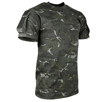 T-shirt TACTICAL VELCRO à manches courtes BTP BLACK
