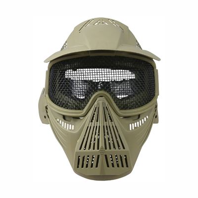 Masque intégral avec grille COYOTE KOMBAT KO-1939-COY 4