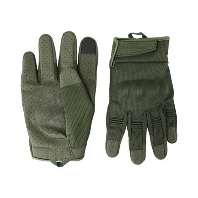 Gants tactiques RECON avec protection des articulations VERTS KOMBAT KO-207-OG 2