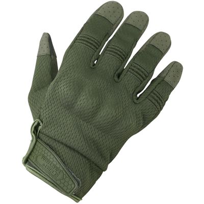 Gants tactiques RECON avec protection des articulations VERTS