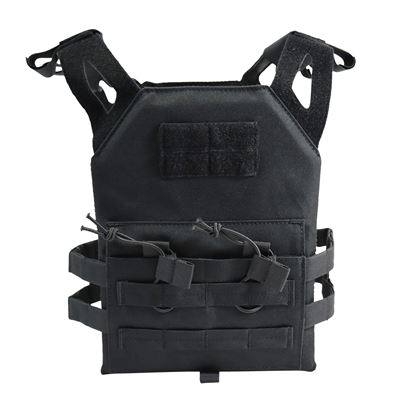 Gilet tactique pour enfants PLATE CARRIER NOIR