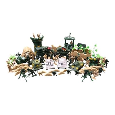 Ensemble de jouets - modèles en plastique KOMBAT FORCE 100 pièces