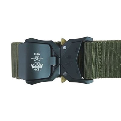 Ceinture SPEC-OPS à boucle métallique rapide en nylon VERT KOMBAT KO-2521-OD 2