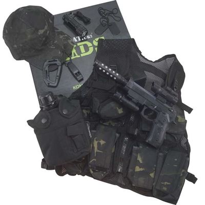 Set JUNIOR pour enfants SPECIAL FORCES 7 pièces BTP BLACK