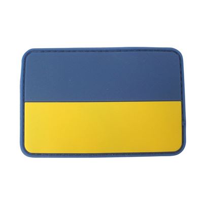 Écusson drapeau UKRAINE plastique velcro