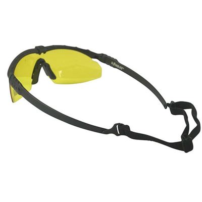Lunettes RANGER Monture NOIRE Verres JAUNES KOMBAT KO-3095-BLK-YEL 2