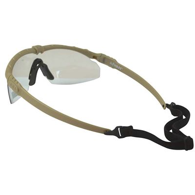 Lunettes RANGER COYOTE monture TRANSPARENTE verres KOMBAT KO-3095-COY-CLR 2
