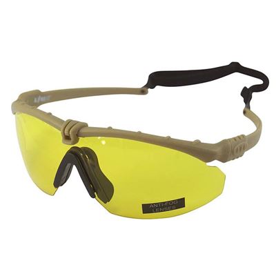 Lunettes RANGER COYOTE monture JAUNE verres