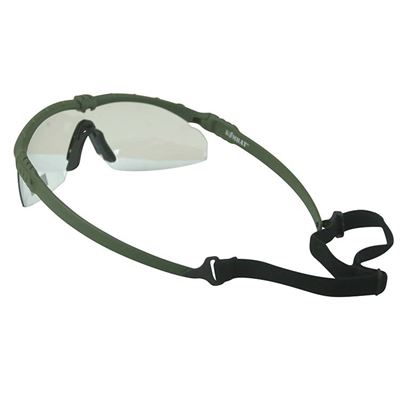 Lunettes RANGER VERRES TRANSPARENTS monture VERTE KOMBAT KO-3095-OG-CLR 2