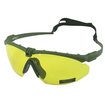 Lunettes RANGER Monture VERTE Verres JAUNES