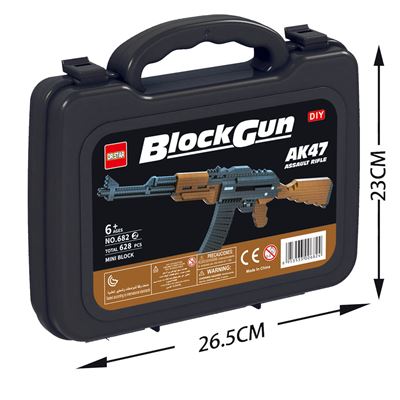 Kit de construction du fusil automatique AK47 Mini Block 628 pièces  KO-6822 2